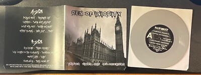Den Of Iniquity ''Thieves, Liars, And Sex Offenders'' Gray 7'' Vinyl