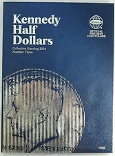 Whitman Kennedy Half Dollar Vol #3 Starting 2004 Coin Folder, Album Book #1938