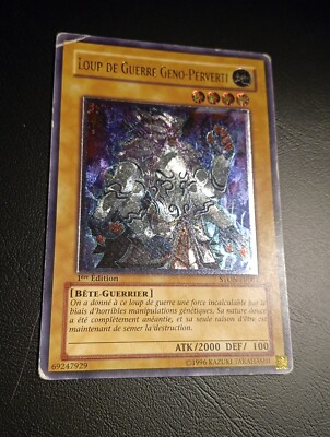 Yu-Gi-Oh! *GOOD* Geno-Perverser Kriegswolf STON-FR001 ULTIMATE 1. Auflage 