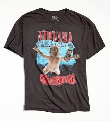 Urban Outfitters Nirvana Nevermind XL Grey T-Shirt *Brand New with