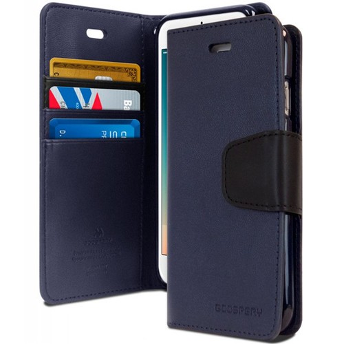 iPhone 7 / 8 Genuine Mercury Goospery SONATA Diary Stand Wallet Case Cover + SP - Picture 43 of 48