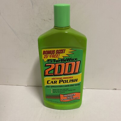 Turtle Wax 2001 Urethane Car Polish Vintage HTF RARE