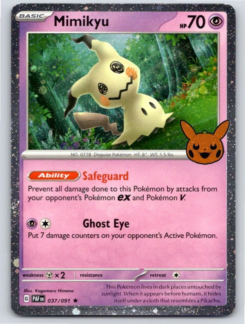 Mimikyu Pokémon TCG Cards for sale | eBay