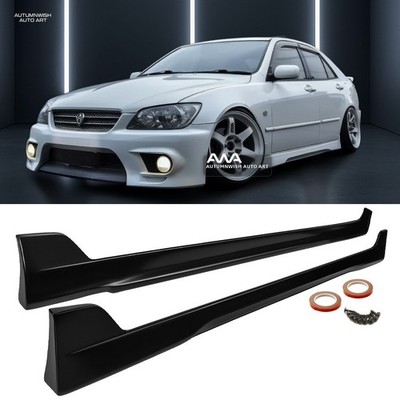 TR-D Style Urethane Pair Side Skirt Lip Body Kit Fit 01 02 03 04 05 IS300 XE10