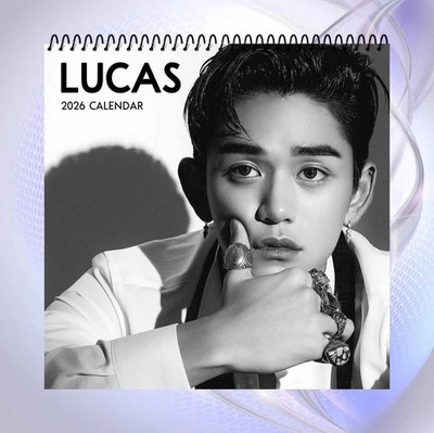 2026 Lucas Wong Calendar, Asian Actor Celebrity Fan Gift Room Decor