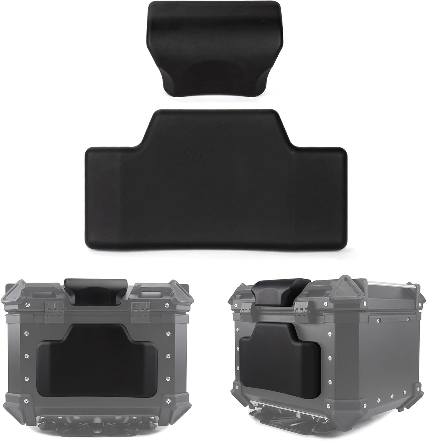 Motorcycle Top Box Back Support Cushion, Bike Back Box Luggage Case Universal Ba