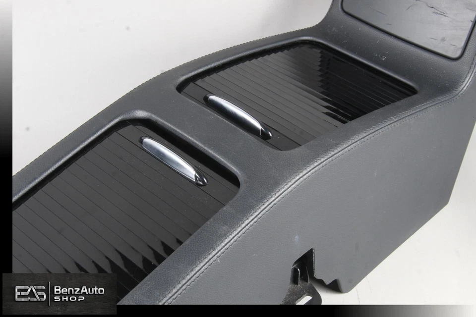 12-18 Mercedes CLS63 CLS550 consola central trasera reposabrazos almacenamiento moldura negro OEM Foto 4 de 4