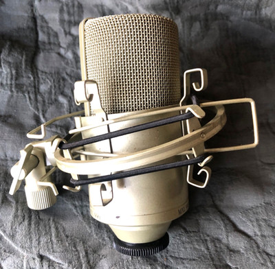 MXL 990 Condenser Wired Professional Microphone Used w/ Sock Mount