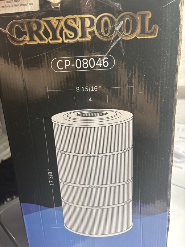 Cryspool® 08046 Pool Filter Compatible with Hayward C900, CX900RE, PA90 - 1 Pack