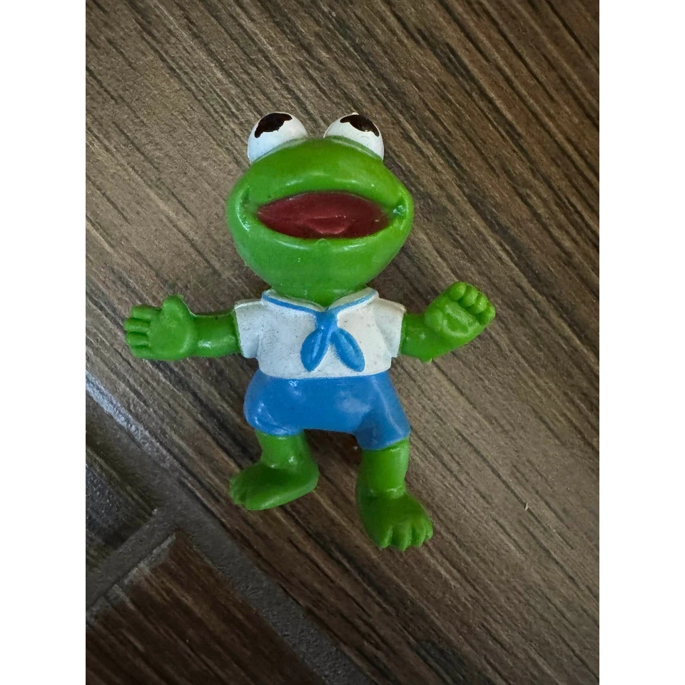 Lote de figuras de juguete vintage de bebés Muppets Kermit Gonzo Miss Piggy Fozzie bebé animal Foto 2 de 4