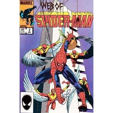 Web of Spider-Man #2 - 1985 series Marvel comics VF+ Full description below [y^