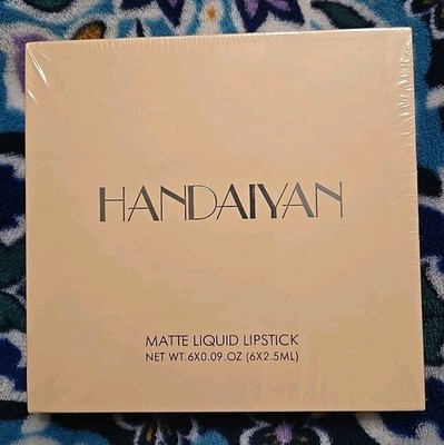 Handaiyan Matte Autumn Winter Set Liquid Lipstick - 6x2.5ml - 6 Pack. Set A