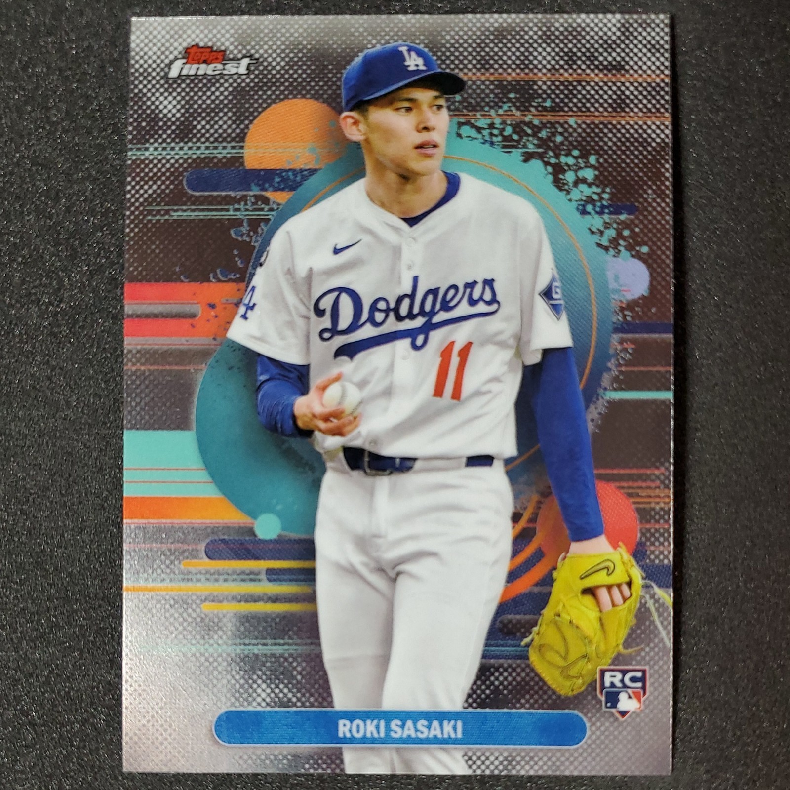 2025 Topps Finest Roki Sasaki RC #116 Uncommon Base Rookie Dodgers