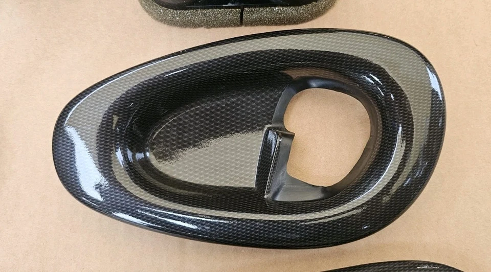 2004 2005 Pontiac Bonneville GXP acabamento interno completo de fibra de carbono / aberturas OEM - Imagem 3 de 4