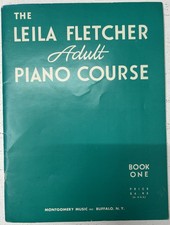 THE LEILA FLETCHER ADULT PIANO COURSE Book One Sheet Music Song Beginner Teen