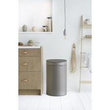 Brabantia Poubelle Touch Bin Unie, 40 litres - Platine