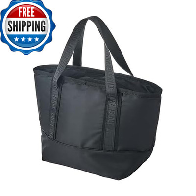 BUILT Mercer Lunch Bag, Black, Insulated, Spacious, Top Handles