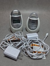 USED VTech Safe  Sound DM221 Digital Audio Baby Monitor 2-Way Talk Back TESTED