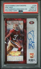 2013 Panini Contenders #139 Eric Reid /21 AU San Francisco 49ers Rookie RC