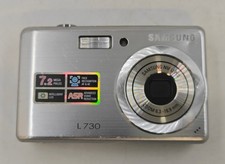 Samsung L730 7.2 MP Digital Camera Silver - Untested
