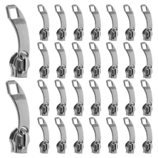 15 Pairs Zipper Pull Replacement for Luggage Pulls Suitcase Repair