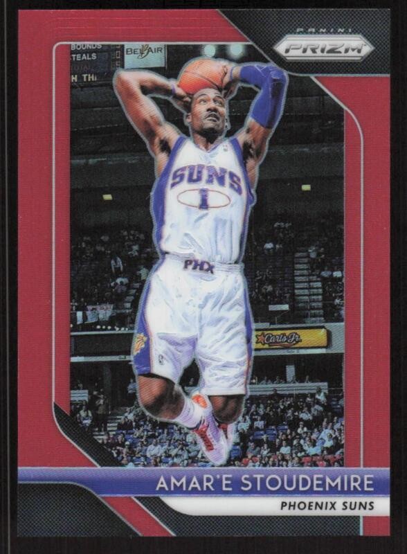 2018 PANINI PRIZM AMAR'E STOUDEMIRE 295 MINT PRIZMS RED 212/299 PHOENIX SUNS
