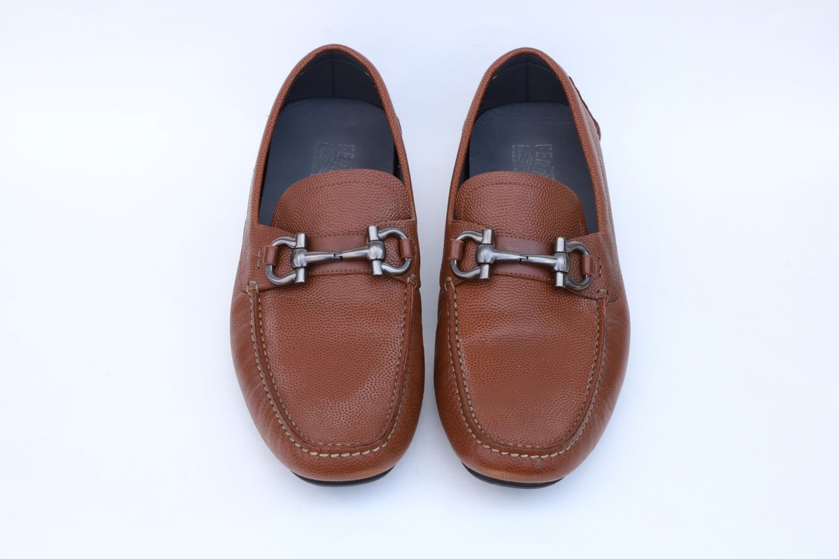 Salvatore Ferragamo Gancio Bit Loafer | Men’s Shoes 10.5 | Chocolate Dark Brown Ferragamo Men main image 3