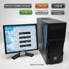 Windows 95 Pentium 2 266Mhz Computer, 32MB RAM, 8.4GB HD, 3D RAGE PRO, TV Tuner