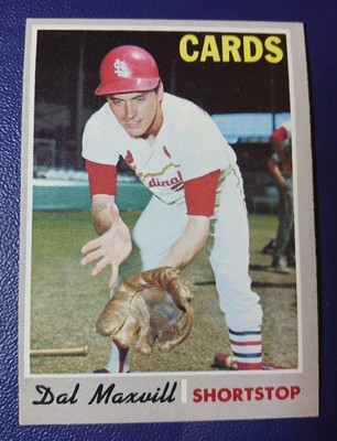 1970 Topps Baseball Card #503 Dal Maxvill St. Louis Cardinals NM NR-MT