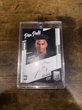 2021 Panini Donruss Elite - Pen Pals Justin Fields #PP-JF Blue Ink (AU, RC)