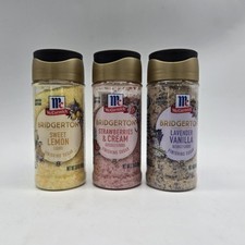 3 McCormick Bridgerton Strawberries Cream, Lavender Vanilla,  Lemon Sugar