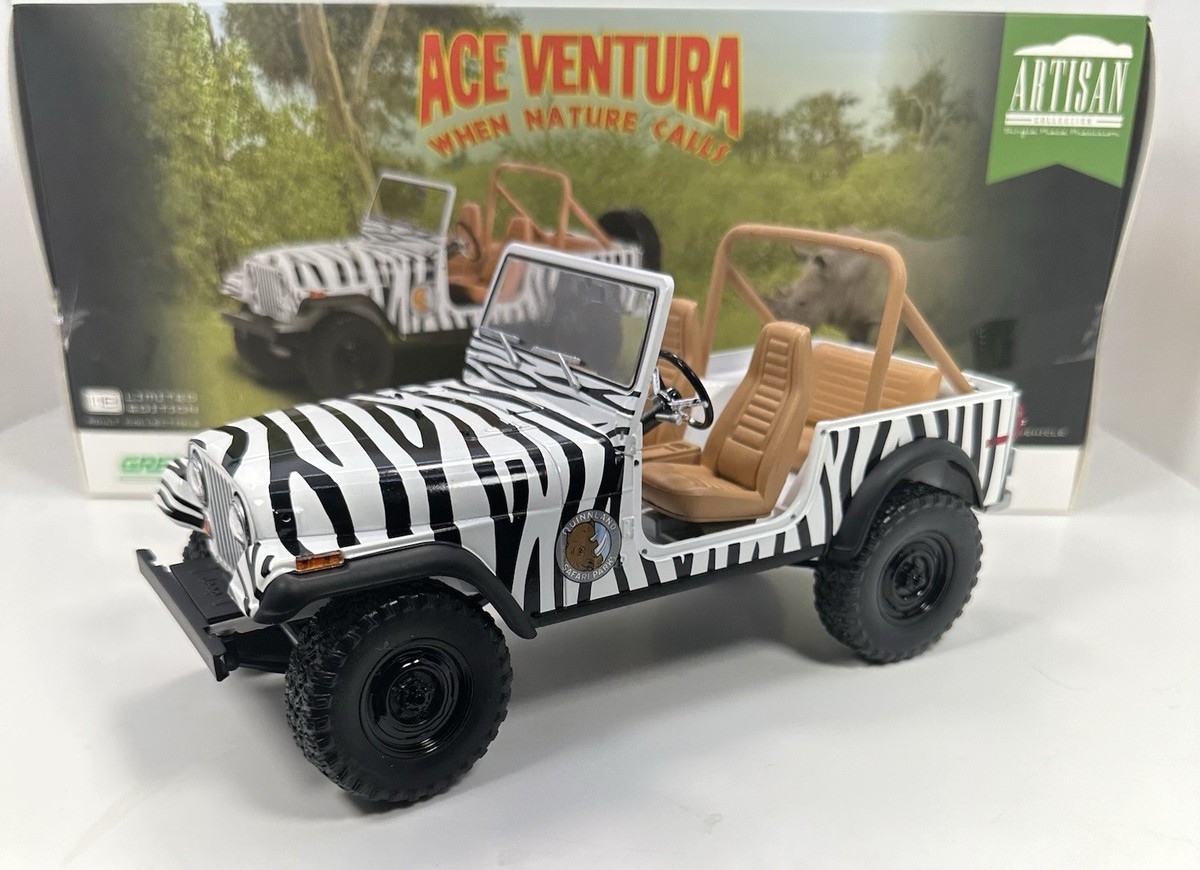 GREENLIGHT ARTISAN 1/18 Scale 1976 JEEP CJ-7 “ACE VENTURA” | eBay