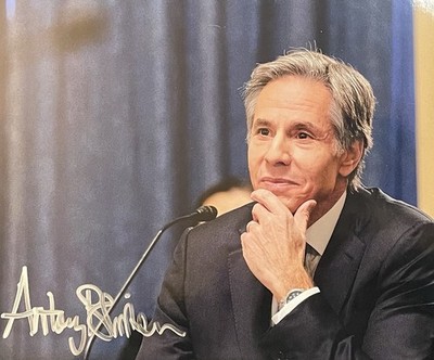 Anthony Blinken Signed 8x10 Photo Secretary Of State Autographed Rare