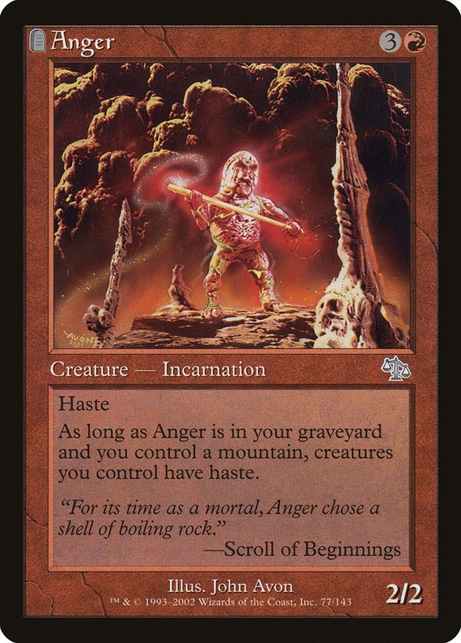 Anger - Normal LP MTG Judgment