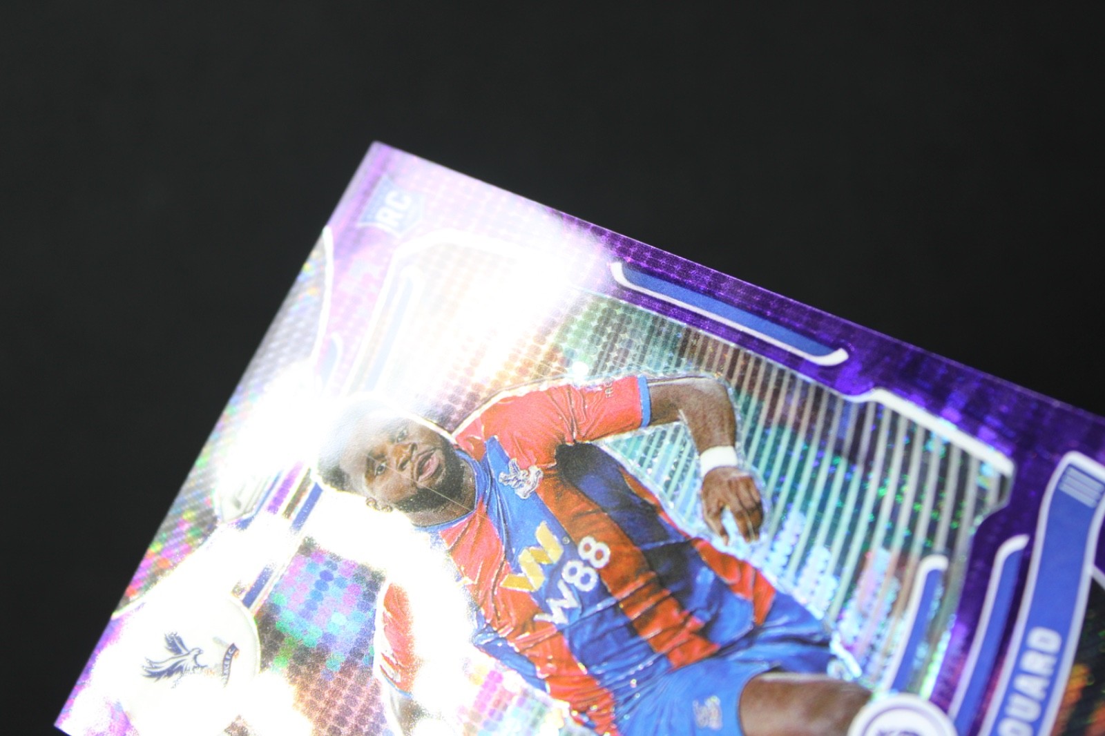 2021-22 Panini Prizm Premier League 8/99 Odsonne Edouard #294 Rookie RC view 3