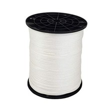 QNR 1/8" (#4) X 1000 ft Low -Stretch Solid Braid Industrial Polyester 1/8 inch