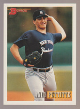 ANDY PETTITTE 1993 Bowman Rookie Card #103 SP RC Great Centering RARE Yankees. rookie card picture