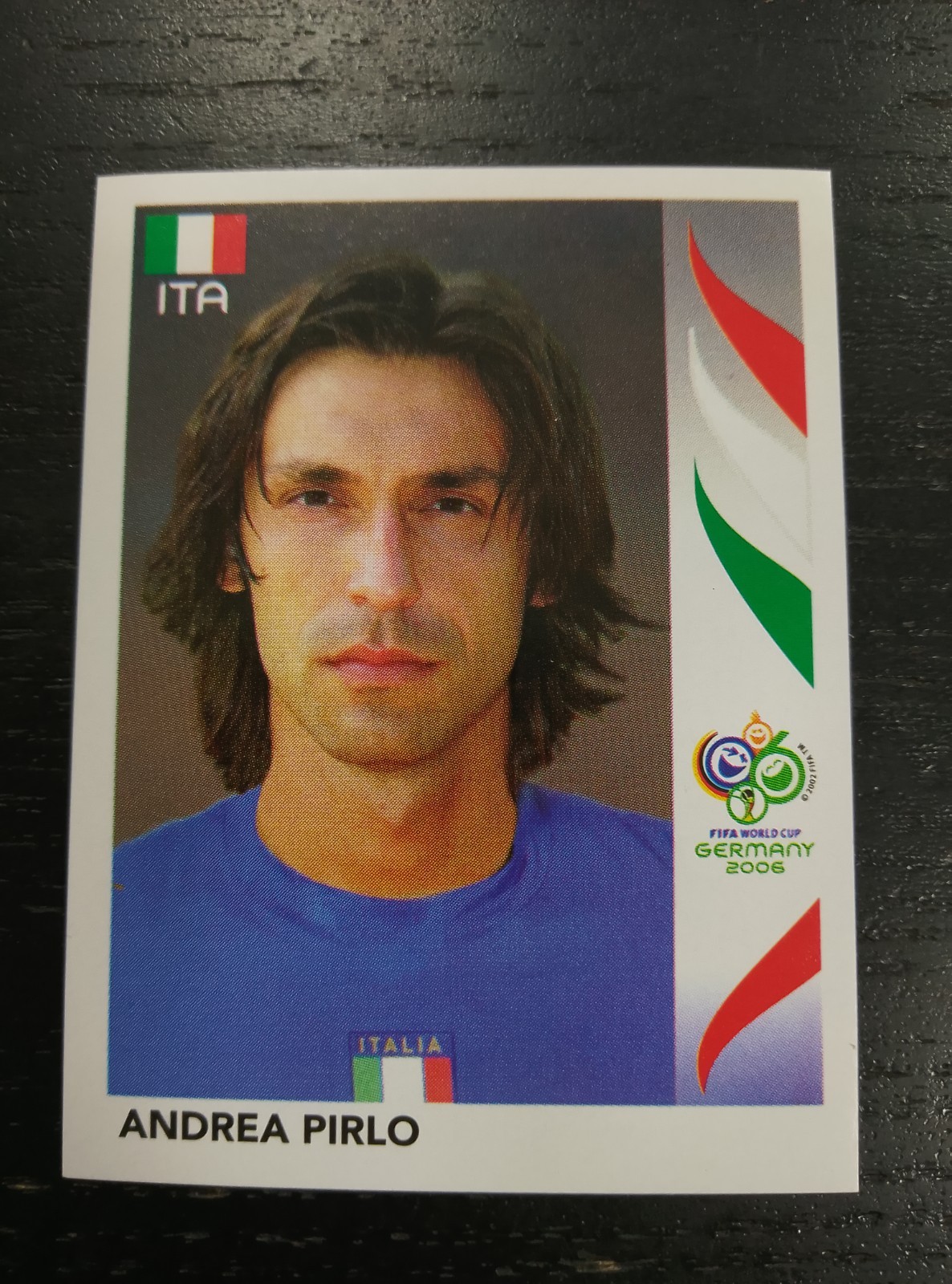 FIGURINA PANINI WORLD CUP GERMANY 2006 ITALIA PIRLO n 333 CON VELINA