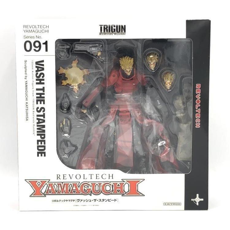 KAIYODO 海洋堂 リボルテックヤマグチ 091 ヴァッシュ・ザ・スタンピード TRIGUN トライガン リボルテックヤマグチ No.091 トライガン ヴァッシュ・ザ・スタンピード