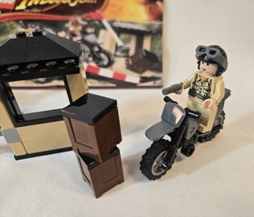 Lego Indiana Jones Motorcycle Chase 7620 w/Instructions 100% COMPLETE
