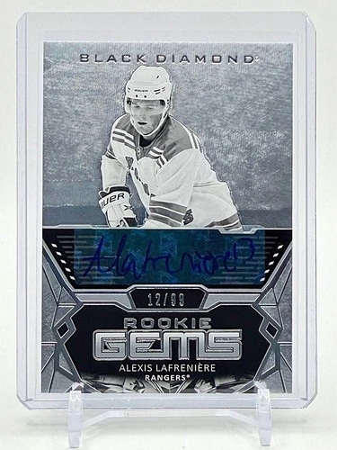 Alexis Lafrenière 2020-21 Black Diamond Rookie Gems Auto /99 – Rangers RC #12/99