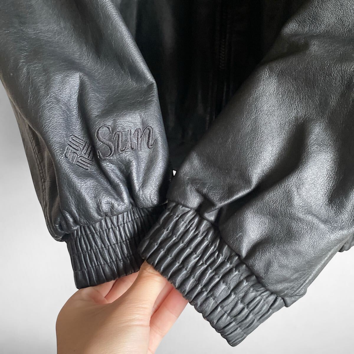 Sun Microsystems JAVA Logo Leather Jacket 90s Mad… - image 6