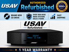 Bose Wave Music System IV Espresso Black AM/FM CD Player - USAV Refurbished