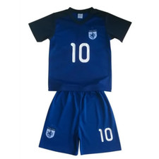Ensemble short et maillot de foot Angleterre bleu foncé