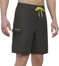 Quicksilver Swimwear Regular Fit Fixed Waist UPF 50 Quick Dry Board Shorts Sz 38
