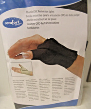 NEW Comfort Cool Thumb CMC Restriction Splint BLACK RIGHT X LARGE NC79551
