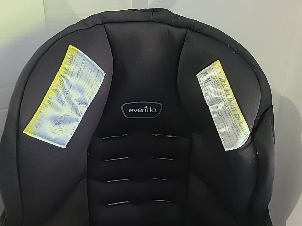 Evenflo Safemax Black Litemax Baby Seat Cover Fabric Padding Cushion - Image 3 of 4