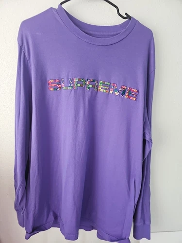Supreme violet l/s X Large occasion