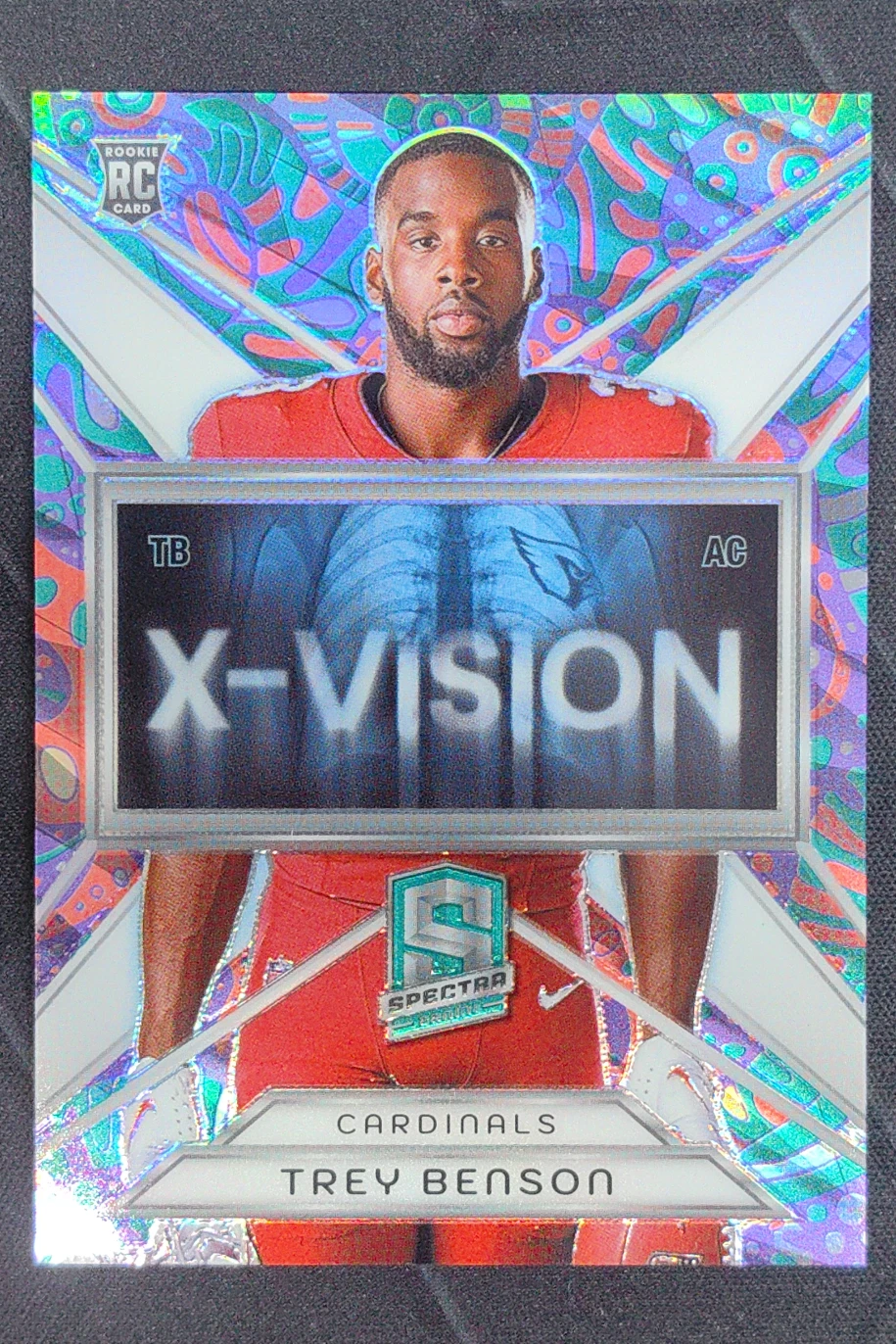 Trey Benson Panini Spectra X-Vision #XVTBN Psychedelic