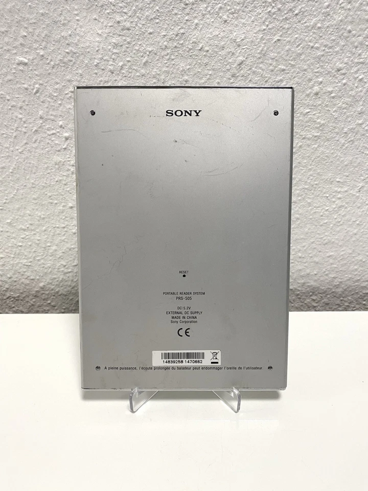 Sony PRS-505 E-Book Reader Silber / Portable Reader System / Defekt / Lesen ✅ - Bild 4 von 4
